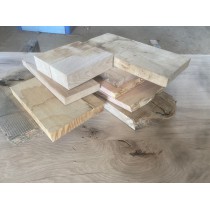 Bastelholz, Drechselholz, Restholz, 10 Abschnitte Eiche